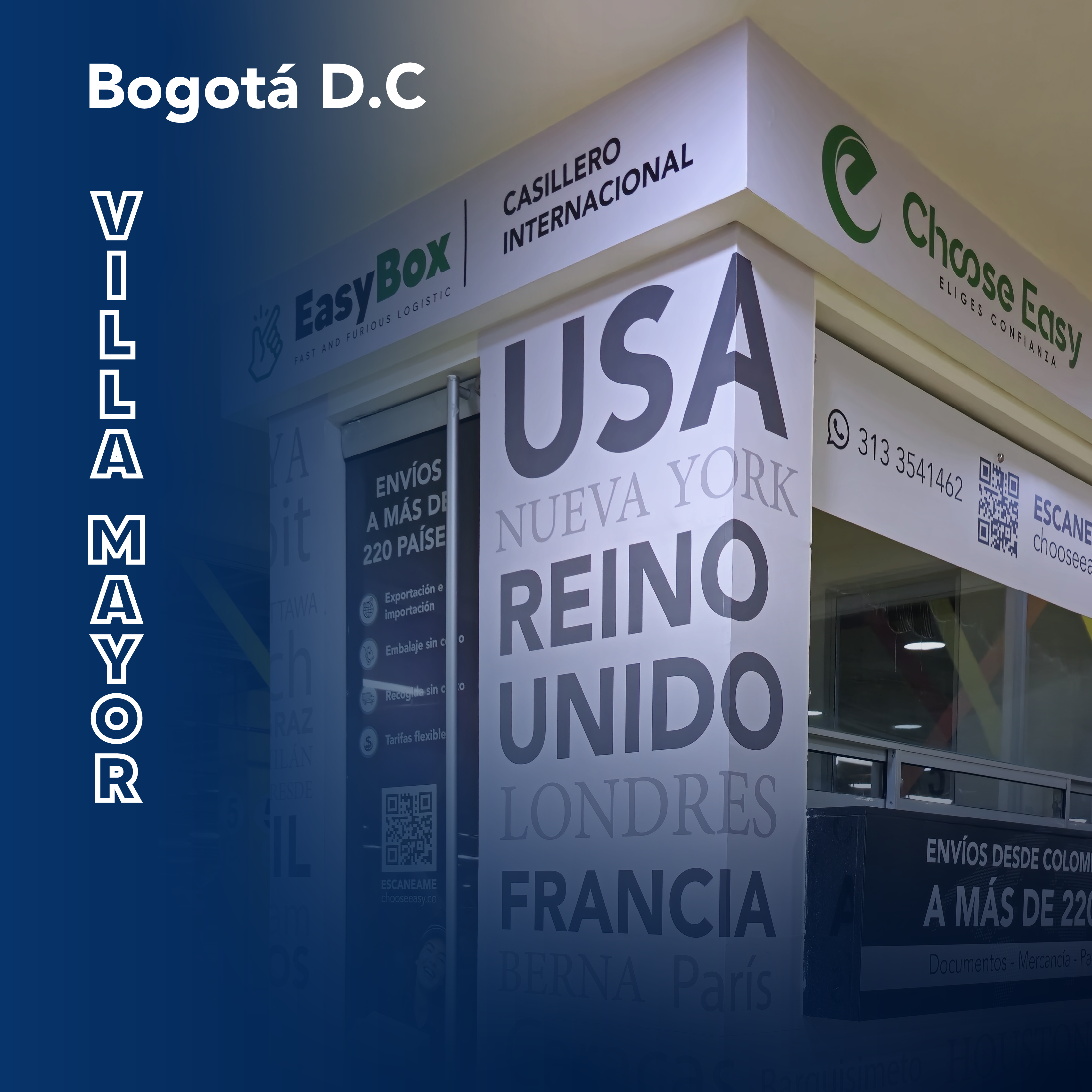 Oficina EasyBox Villa Mayor Centro Mayor – casillero virtual en Bogotá
