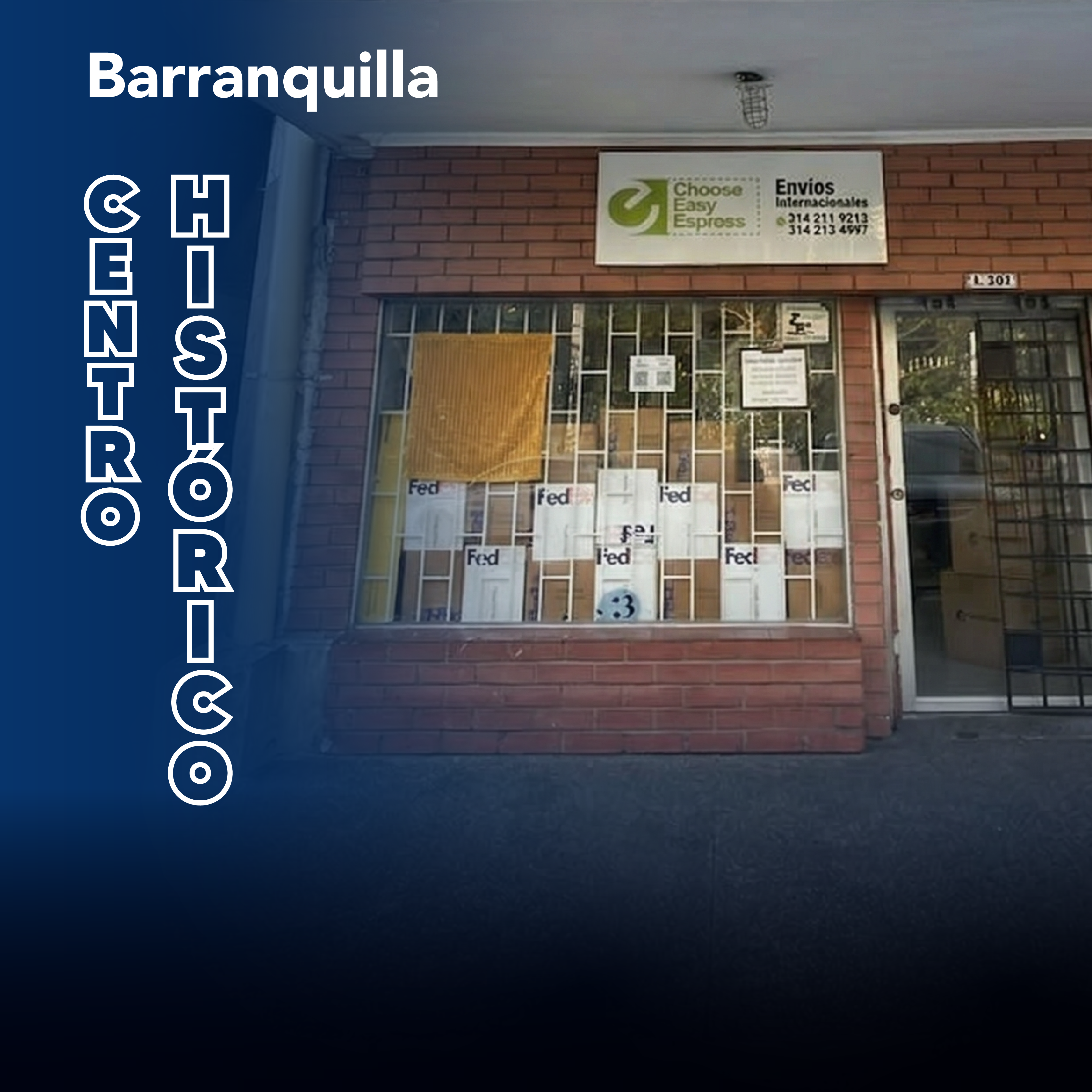 Oficina EasyBox Barranquilla Centro Histórico – casillero virtual en Atlántico